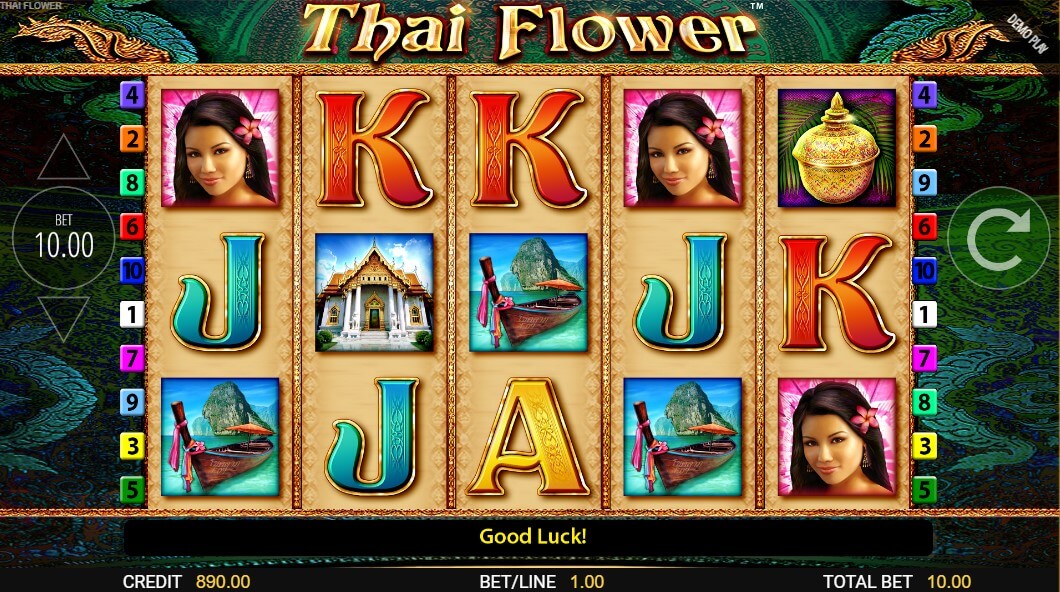 Игровые автоматы «Thai Flower» на сайте казино Вулкан Делюкс